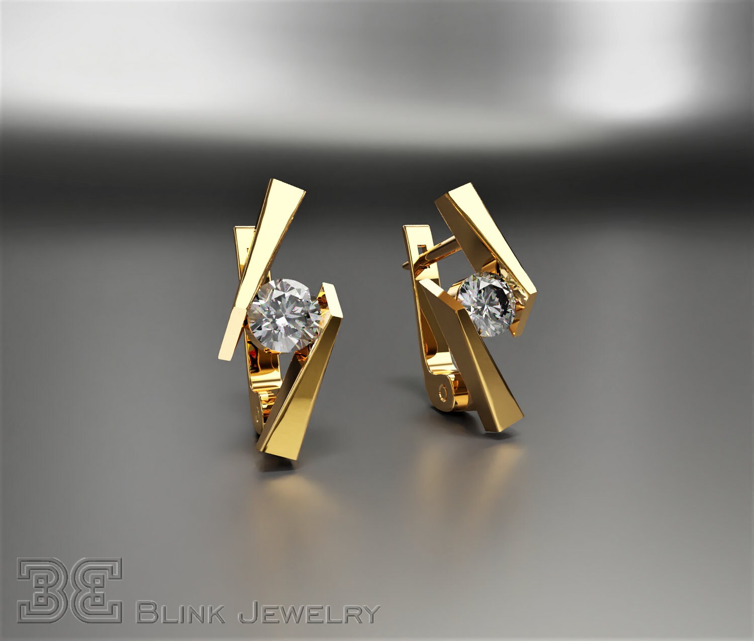 Beautiful 3D Printable Earrings, Files for 6 Stone Sizes Etsy