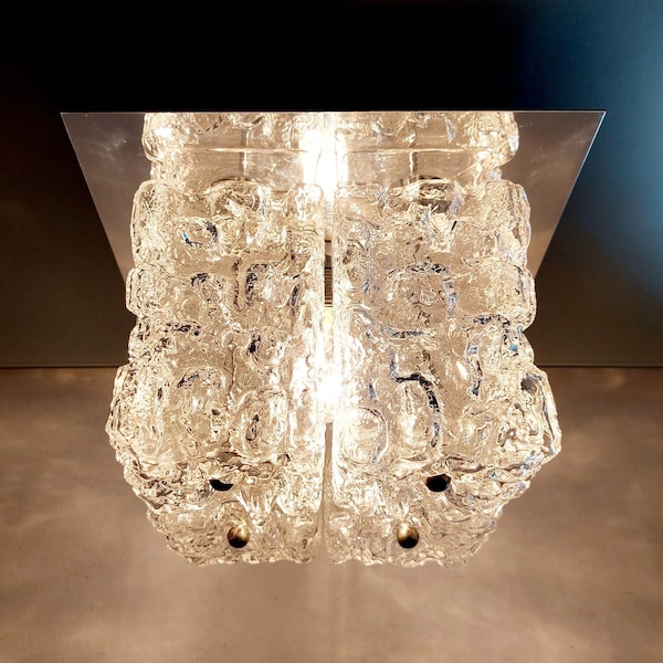 Rare Limburg Ice Cube Ceiling Lamp