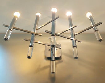 RESERVED! Mid Century Modern Wall Lamp / Design by Gaetano