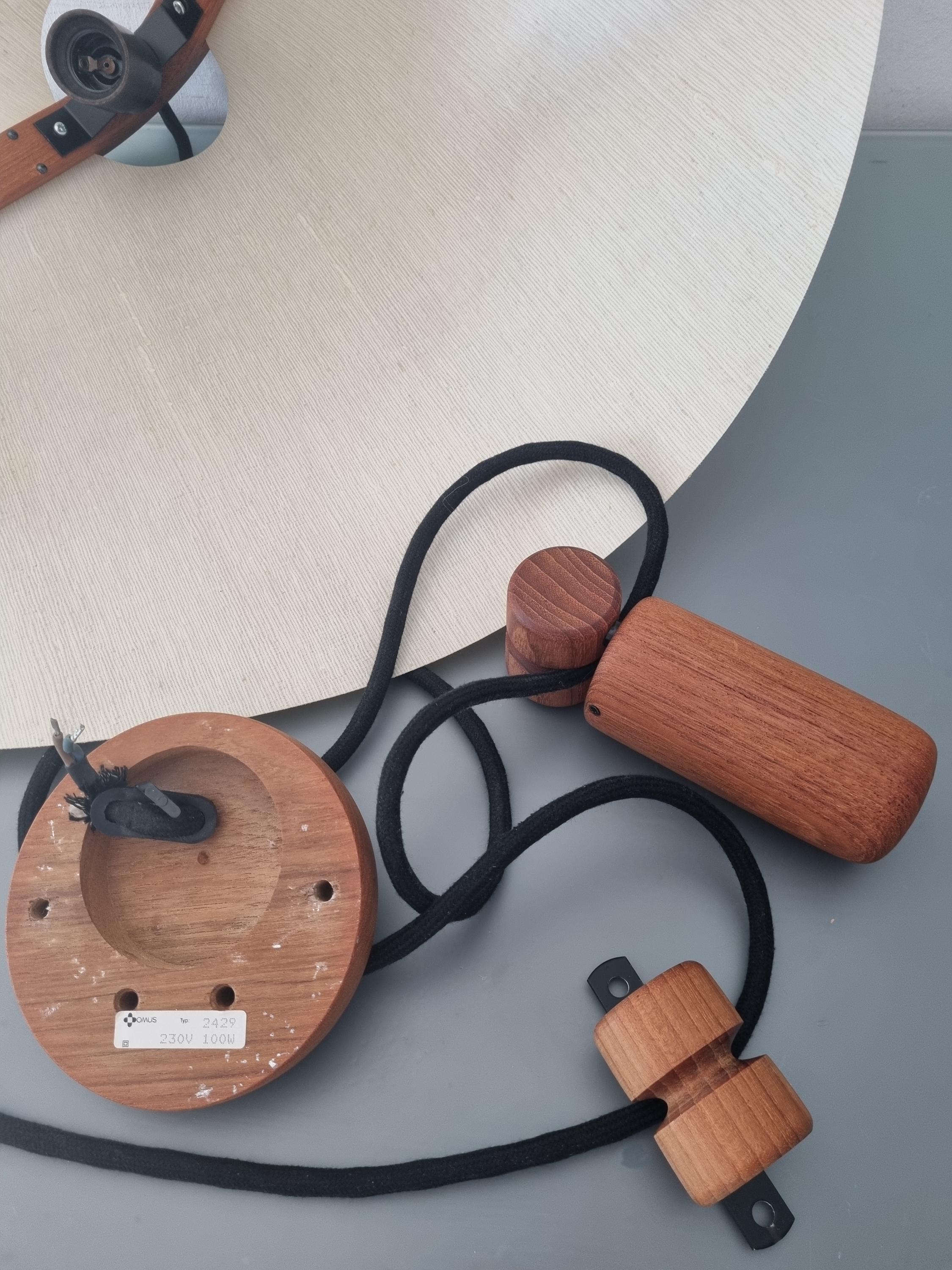 Mid Century Domus Pendant Lamp, Japandi, Scandi, Danish Mid Century Domus Pendant Lamp, Japandi, Scandi, Danish