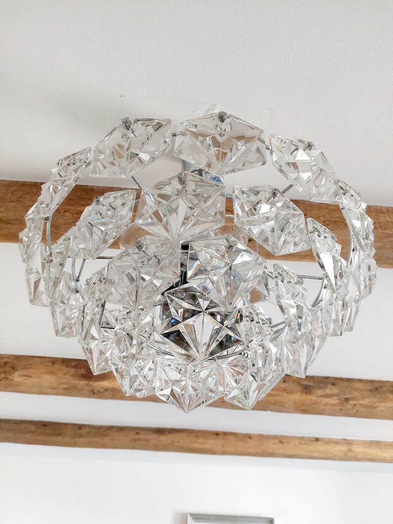 XL Kinkeldey 4 Tier Crystal Prism Chandelier Etsy