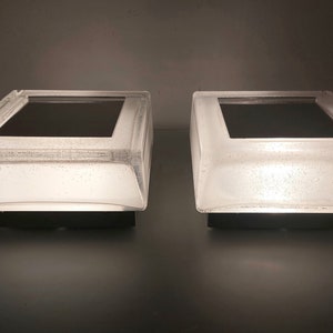 Par Limburg Ice Glass vägg- eller taklampor med spegel