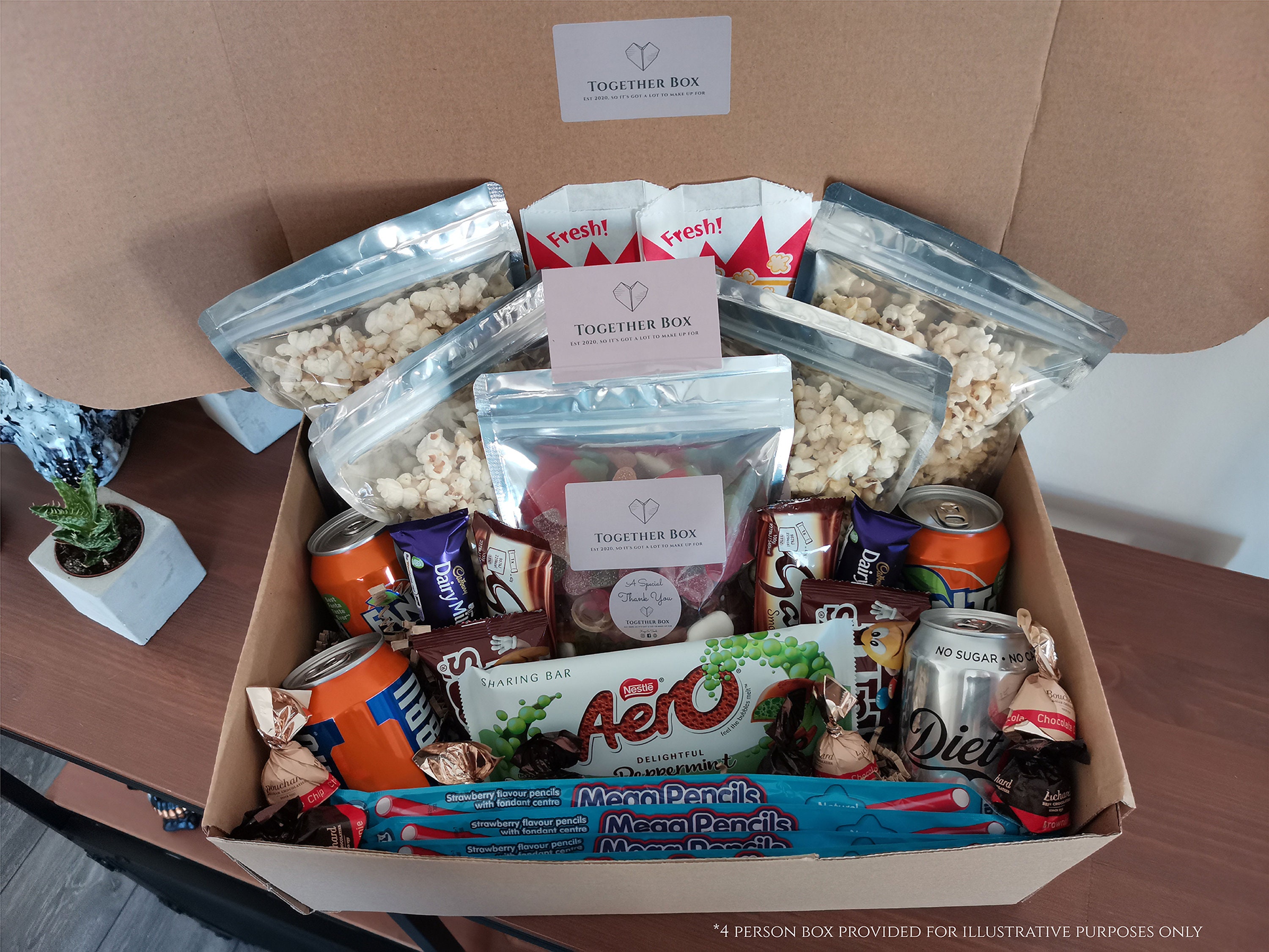 Cinema Box for 4 Food Gift Gift For Him Gift For Her Etsy