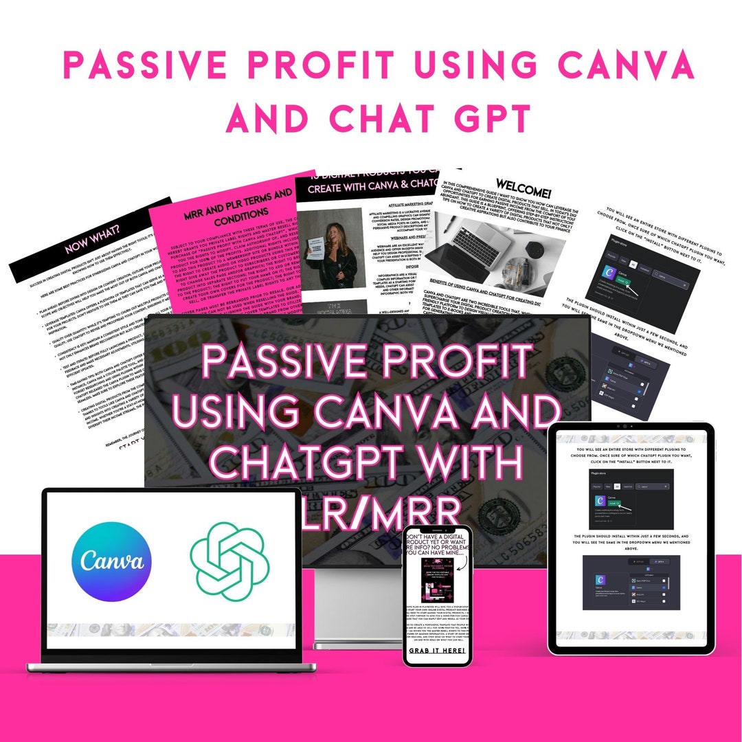 Passive Profit Using Canva and Chat GPT - Comes With Master Resell ...