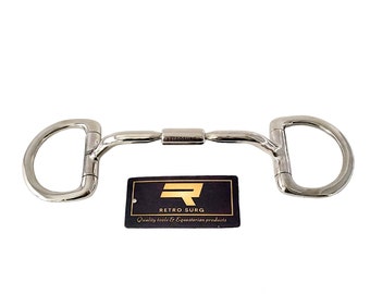 Comfort Eggbutt Barrel Snaffle Horse Bit.