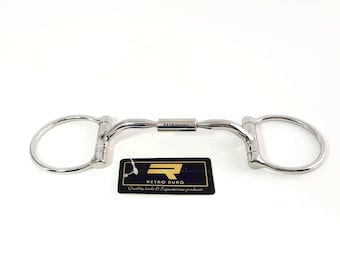 Western D-Ring Comfort Snaffle Bit with Copper Inserts - D-Ring Comfort Snaffle Bit