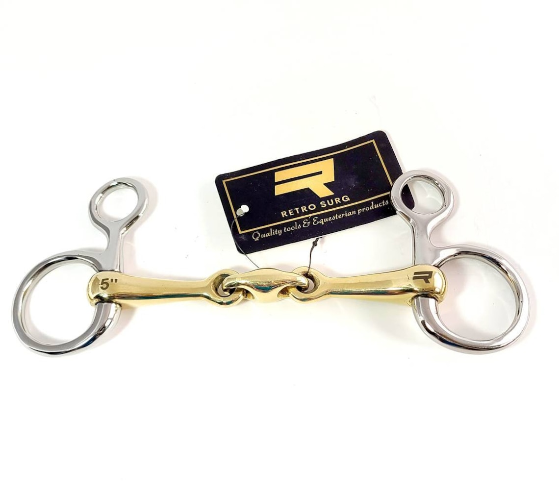 Hanging Cheek Baucher Lozenge Horse Bit Hanging Cheek Jointed Baucher Bit With Lozenge