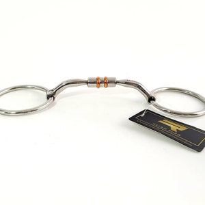 Loose Ring Comfort Snaffle Bit with Copper Roller - Comfort Snaffle Bit.