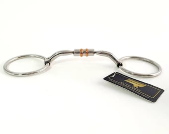 Loose Ring Comfort Snaffle Bit with Copper Roller - Comfort Snaffle Bit.