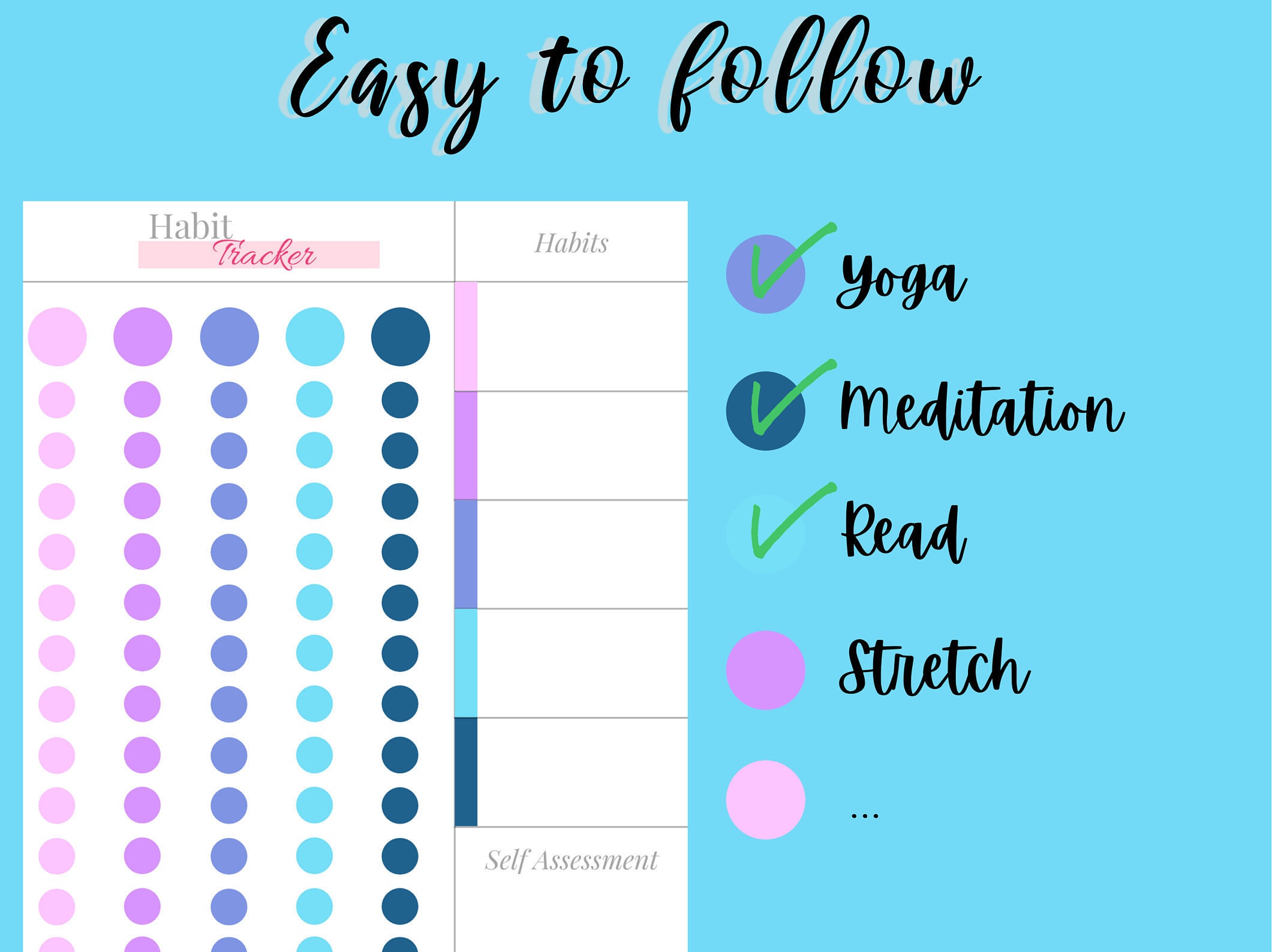 Health/Fitness printable planner Journal set 9 pages Etsy