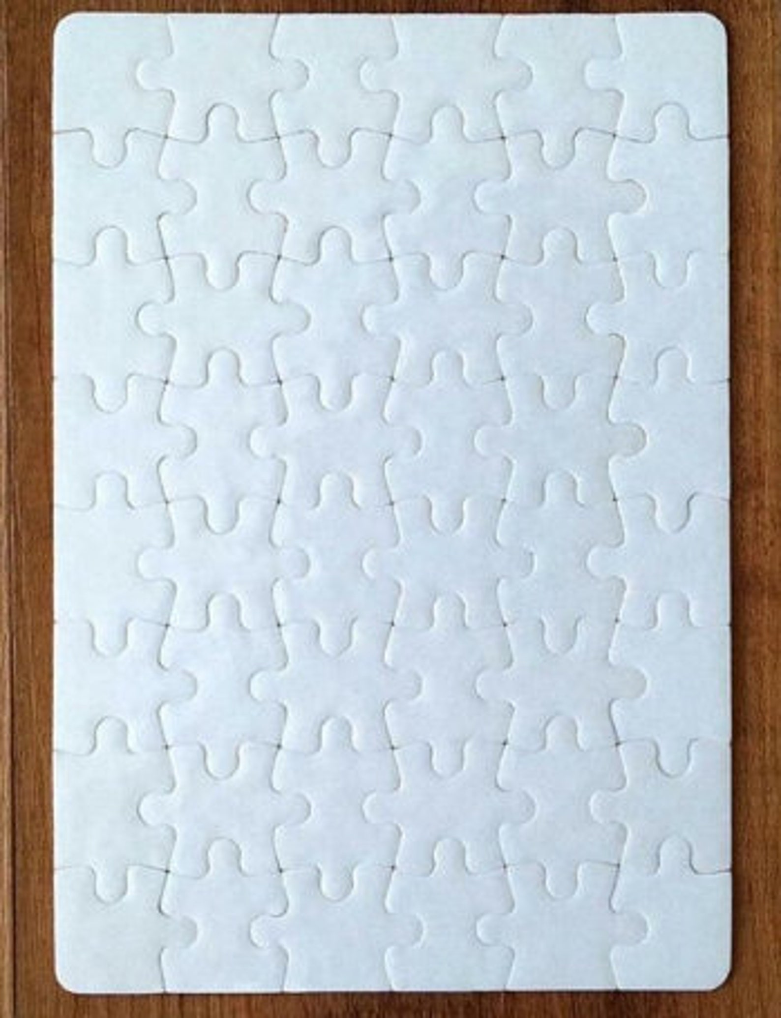 Blank Puzzle for Sublimation Printing 120 Pieces Etsy