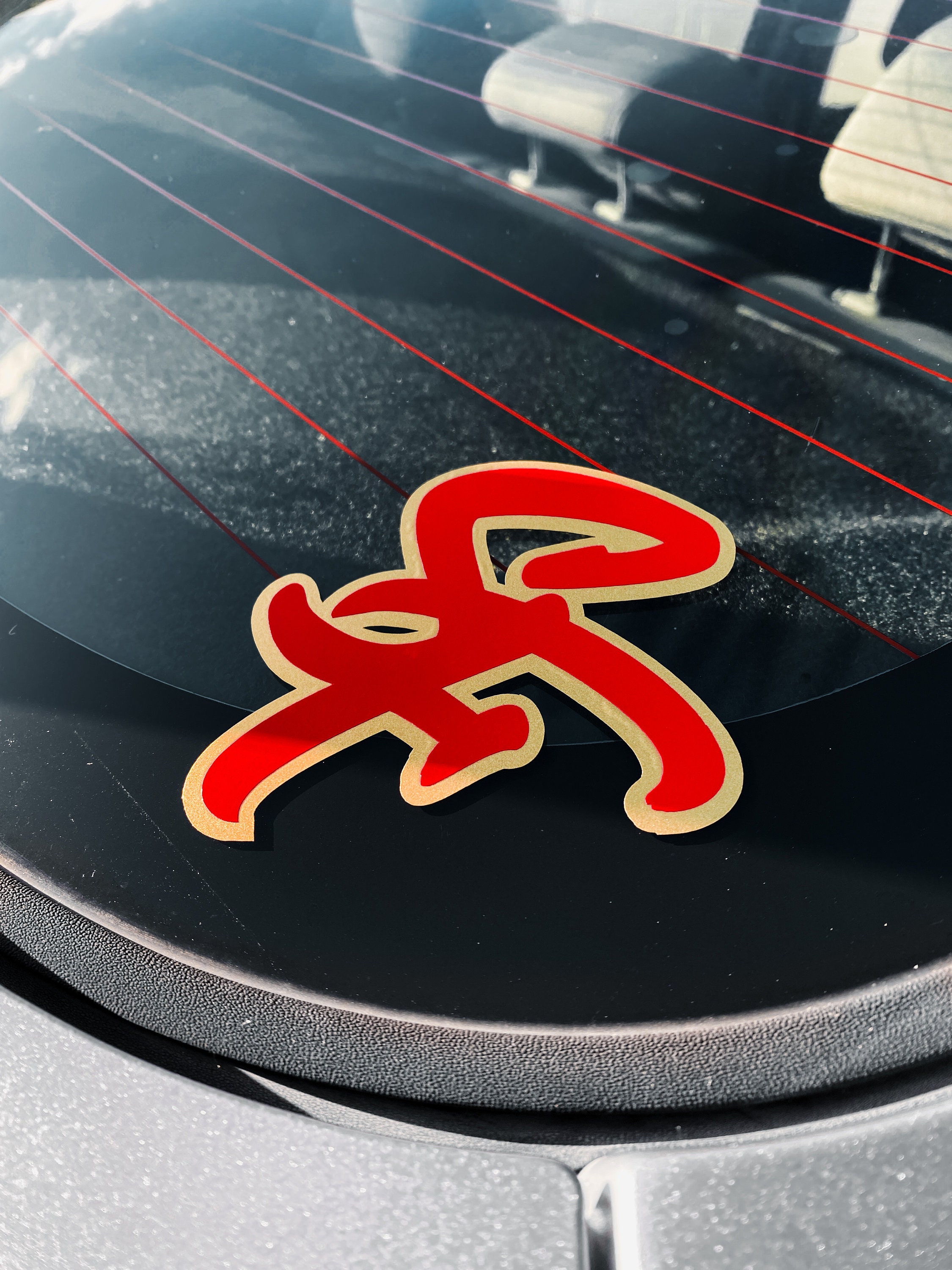 SF Decal - San Francisco 49ers Inspired - High Quality Sticker - 49ers ...