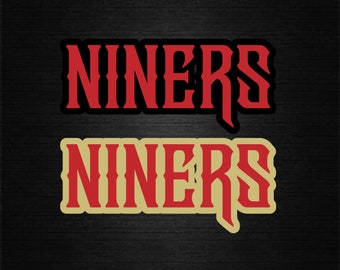 49ers Decal - San Francisco 49ers Niners Sticker - High Quality