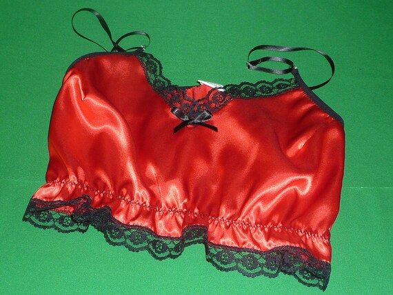 Bright red bralette 2025