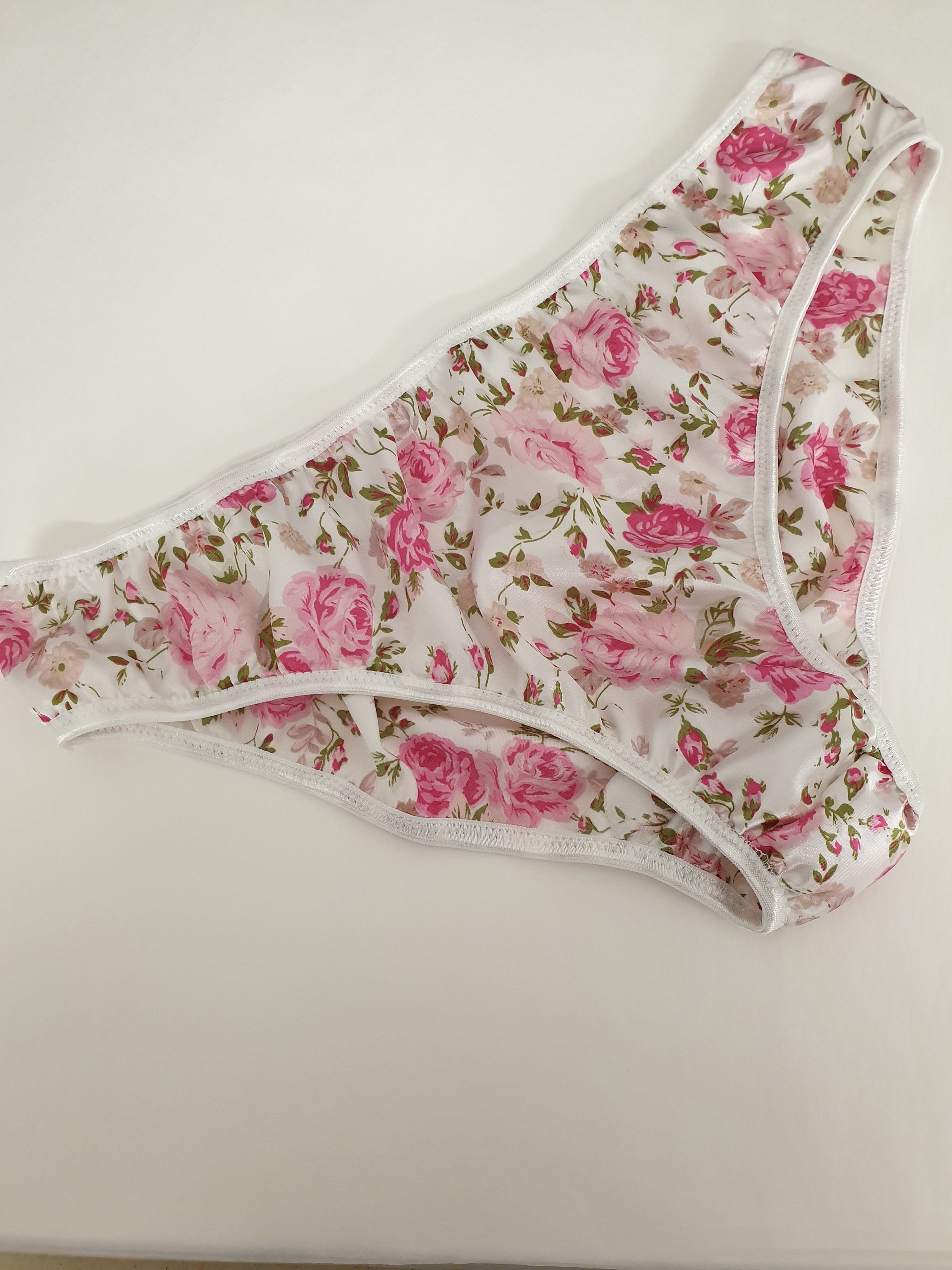 Satin Floral Panties -  Australia