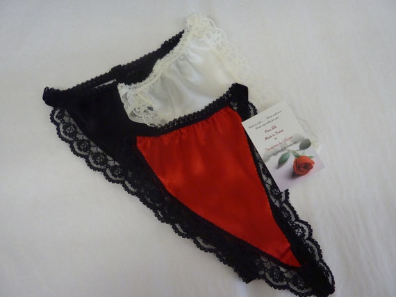 Women's Thong Lace Trim G String Underwear 6 Pack of Panties – Nabtos