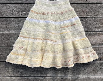 hand-knitted skirt