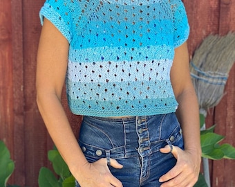 Mimi short-sleeved sweater