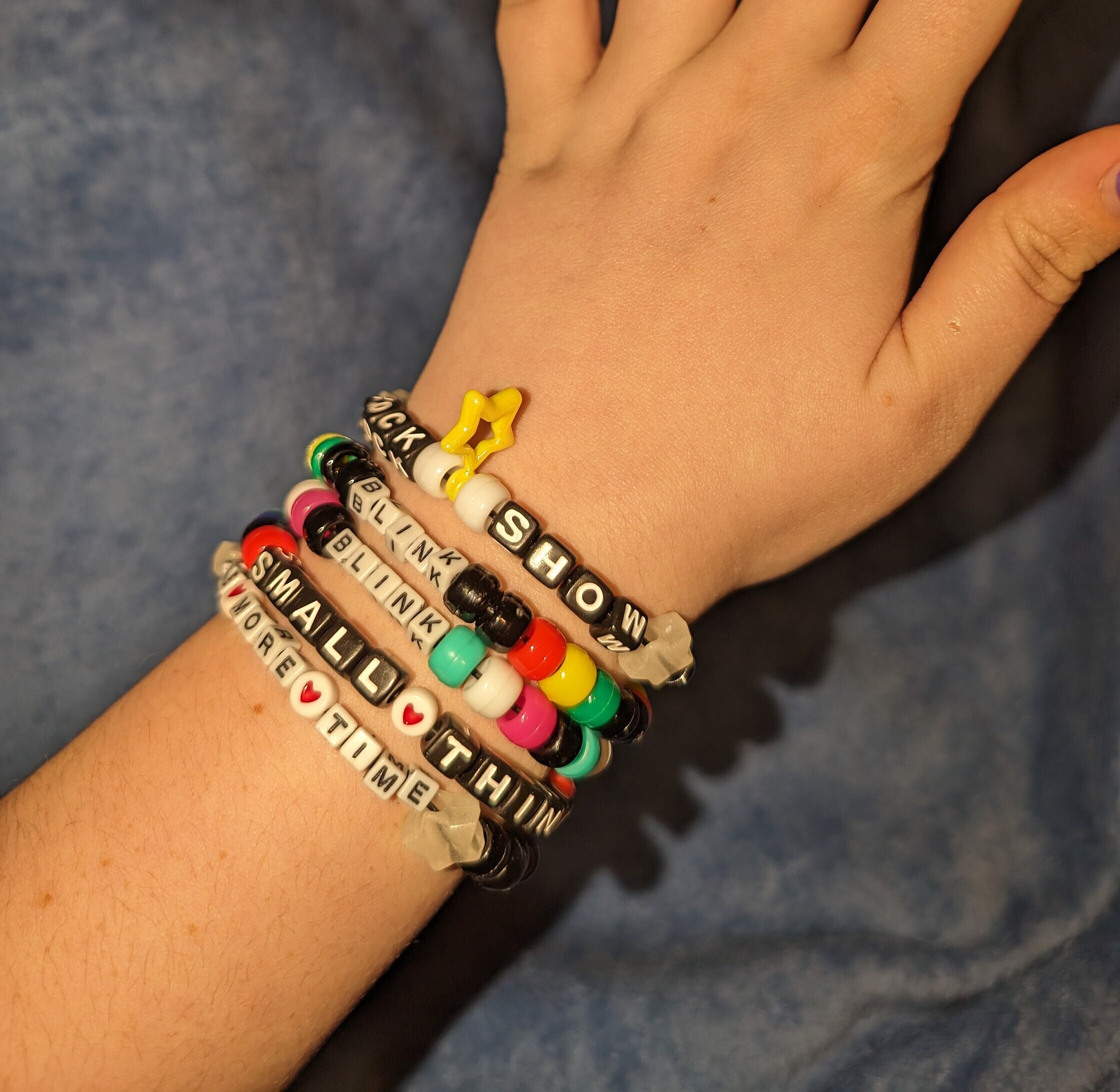 Blink-182 Themed Beaded Bracelets - Etsy