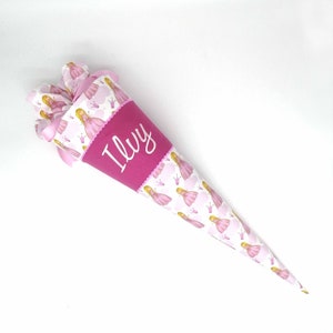 Schultüte personalisiert Geschwistertüte Prinzessin malve rosa Mädchen