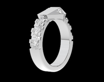 Ouroboros Snake Ring: Sterling Silver Gothic Jewelry with CZ