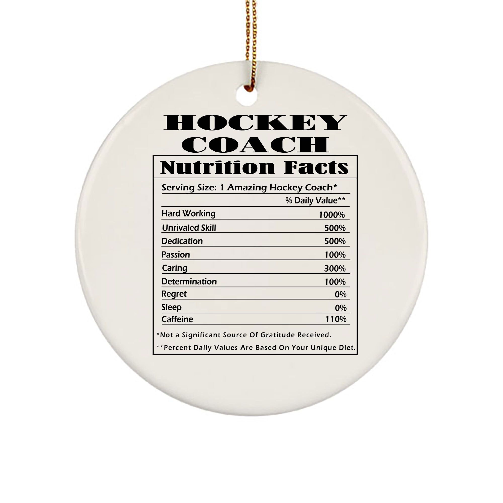 Hockey Coach Nutrition Facts Coffee Mug Funny Hockey Coach Etsy UK
