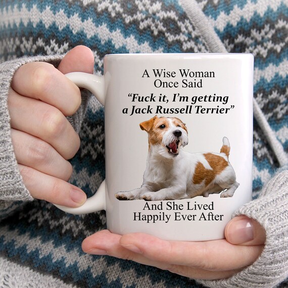 Funny Jack Russell Terrier Gifts for Women A Wise Woman Once - Etsy
