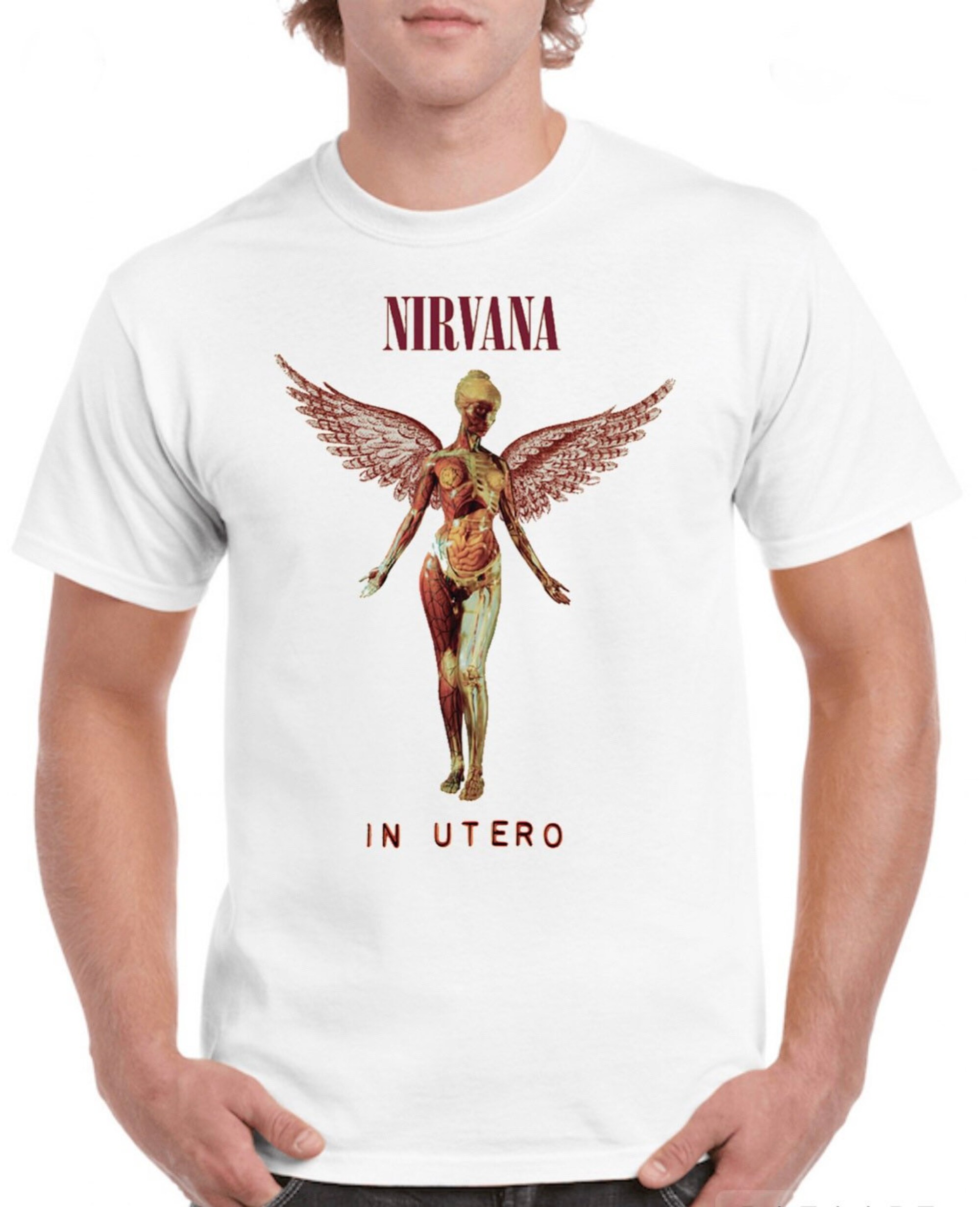 Discover Nirvana In Utero Album Tee