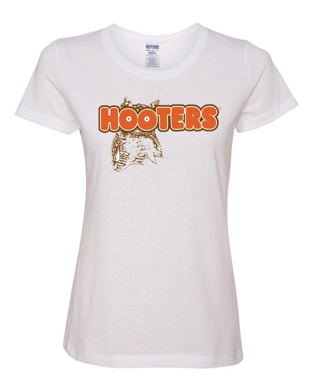 Womens Large Knockers Restaurant Staff White Tee Etsy