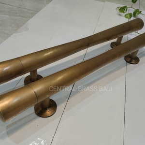 60 cm 2x pcs Vintage PLAIN Brass Door Handle - Brass Dool Pull - Big Door Pull, main entry door handle, brass door handle ,  vintage pull