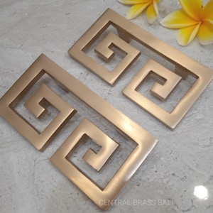 4 pcs Rectangular Brass D Pull Handle, Kitchen Cabinet Hardware(TARRIF PAID)