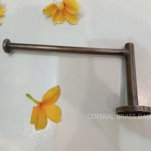 1X Porta fazzoletti minimalista Decorazione per il bagno Porta rotolo di carta igienica, Porta carta igienica in ottone massiccio vintage, Porta asciugamani in ottone per il bagno