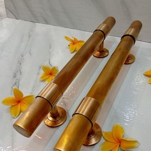 40 cm Classic door handle pair antique, PLAIN door handle, front door handle, Door handle pull, door handle set, main entry tool door decor