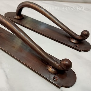 2x pcs 27 cm Classic door handle VINTAGE,  French door pulls, front door handle, Door handle pull, door handle set, main entry tool