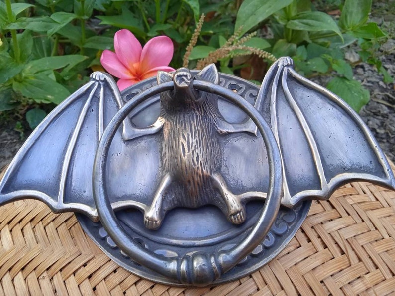 7 Handsome Bat Wings Door Knocker, pull and handle for amazing decorative house image 8
