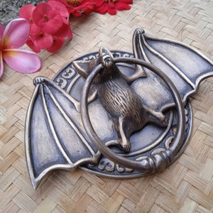 7 Handsome Bat Wings Door Knocker, pull and handle for amazing decorative house image 2