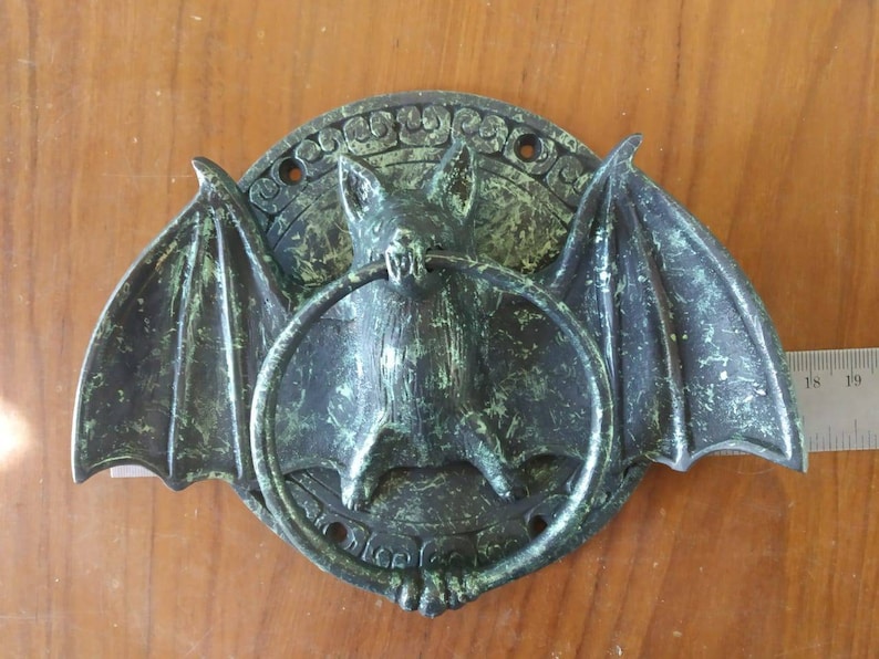 7 Handsome Bat Wings Door Knocker, pull and handle for amazing decorative house image 3