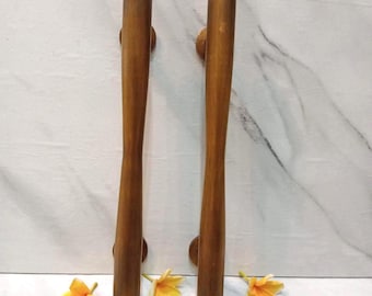 2pcs 40 cm solid brass door handle, Brass door pull, door gate handle, barn door handle, retro classical vintage plain door handle