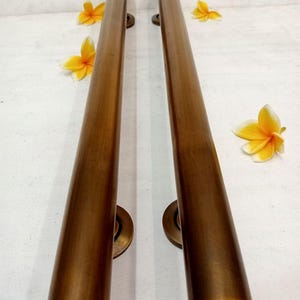 60 cm vintage door handle pair antique, PLAIN door handle, front door handle, Door handle pull, door handle set, main entry tool door decor