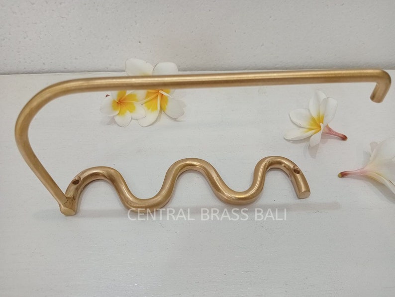 CentralBrassBali Wavy Toilet Paper Holder - Thumbnail 4