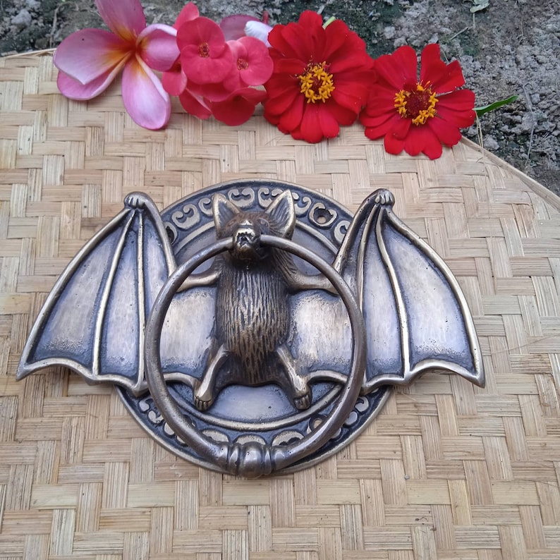 7 Handsome Bat Wings Door Knocker, pull and handle for amazing decorative house image 4