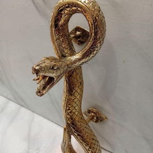 1x Left/right door Handle, Snake Handles, Rattlesnake Sculpture Handle, Entrance Door Handle, Unique Snake Pulls, Striking Snake Door opener