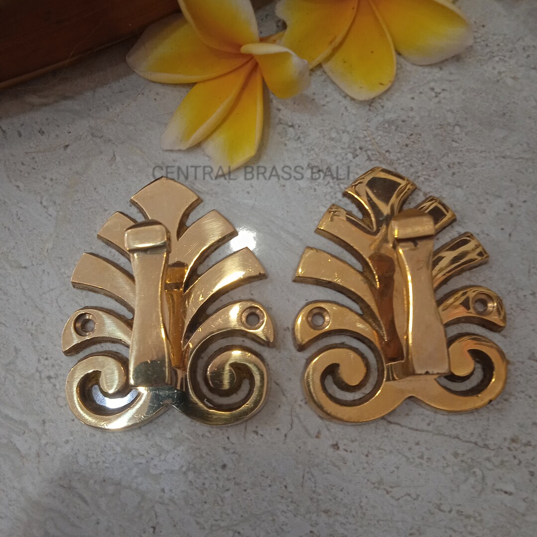 4x Medium Gold Monstera Leaf Wall Hook Monstera Leaf Wall Etsy