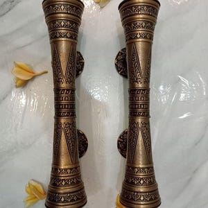 2x 33 cm Vintage Classic Victorian door handle ,  French door pulls, front door handle, Door handle pull, door handle set, main entry tool