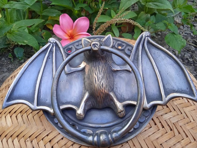 7 Handsome Bat Wings Door Knocker, pull and handle for amazing decorative house image 9