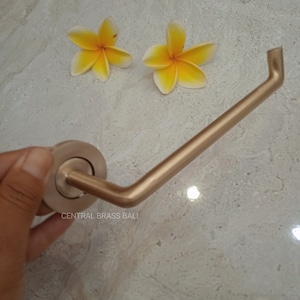 1X pz Porta fazzoletti minimalista in ottone, Porta rotolo di carta igienica, Porta carta igienica semplice in ottone, Porta asciugamani in ottone per bagno