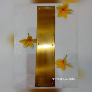 1x Push plate door handle pair antique, French door pulls, front door handle, Door handle pull, door handle set, main entry tool door decor