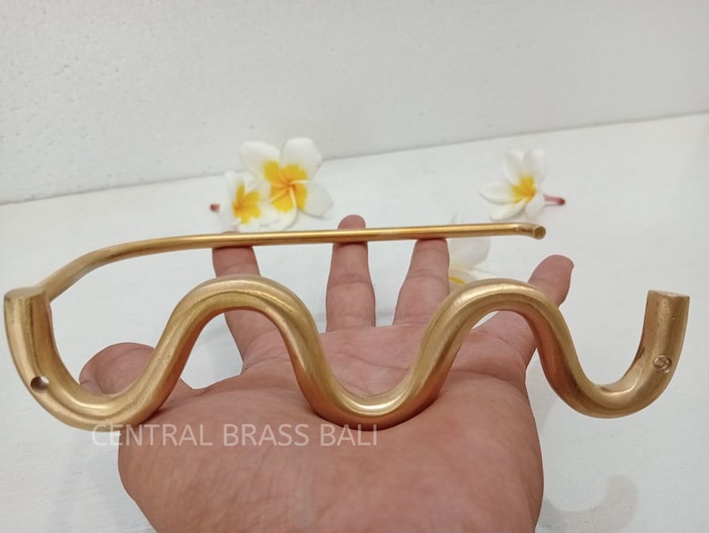 CentralBrassBali Wavy Toilet Paper Holder - Thumbnail 5