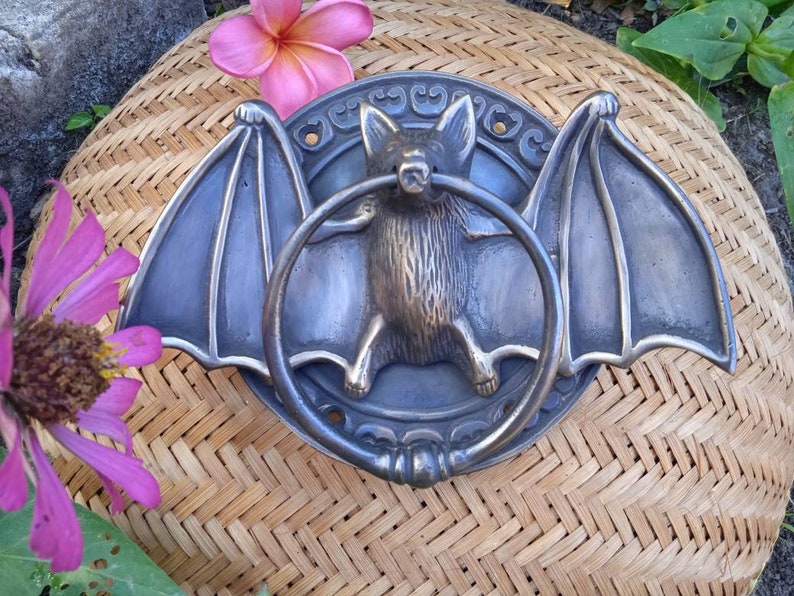 7 Handsome Bat Wings Door Knocker, pull and handle for amazing decorative house image 1