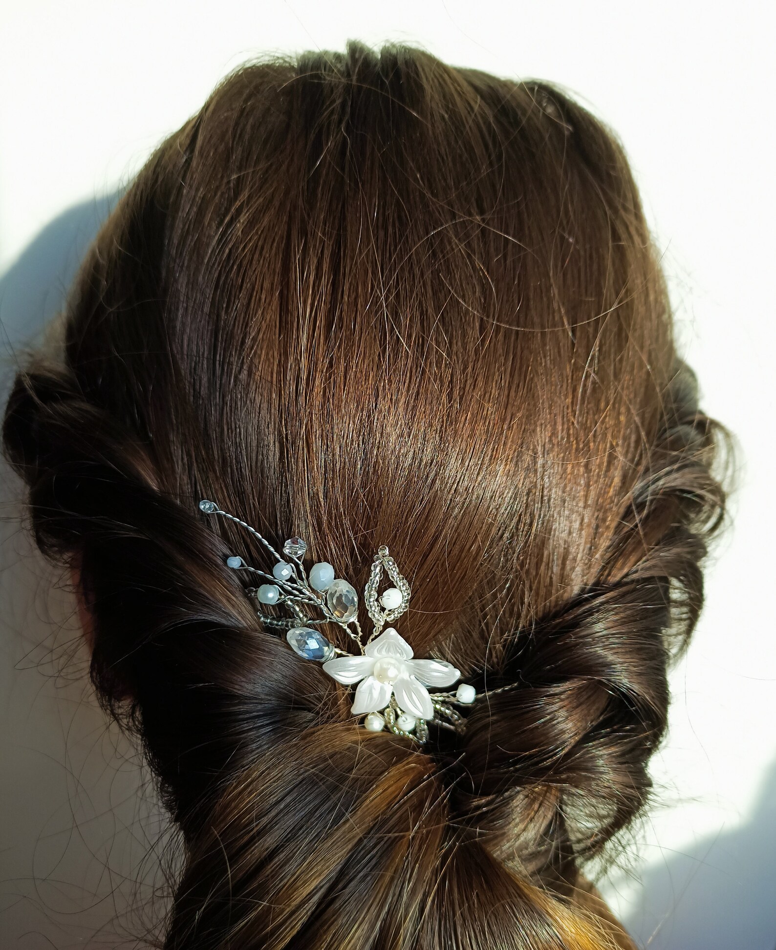Bridal hair accessoriesWedding hair vine pearlsCrystal Etsy